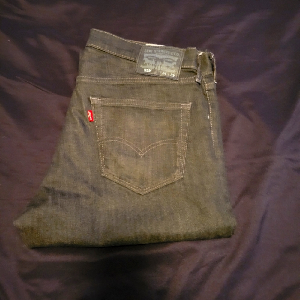 Levi's 569 Size 34 Smooth Charcoal